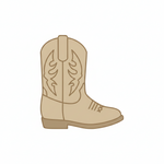 Santiag Enfant Beige