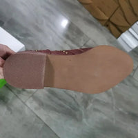 Santiag haute noir Simili Cuir Femme - Clous et couture pour style western 3