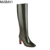 Santiag haute noir Synthétique Femme - Elégance audacieuse avec talons imposants 4