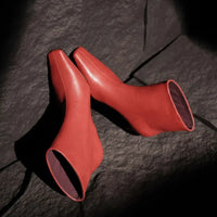 Santiag haute noir Cuir Femme - Élégantes bottes à talons fins sophistiquées 3