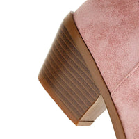 Santiag haute noir Simili Cuir Femme - Élégantes avec coutures décoratives western 2