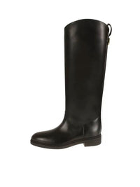 Santiag haute rouge Simili Cuir Femme - Bottes rouges avec boucle décorative 2