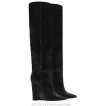 Santiag basse beige Simili Cuir Femme - Élégantes bottines à talon compensé 2