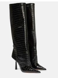 Santiag haute violet Synthétique Femme - Talon unique et couleur audacieuse 2