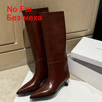 Santiag haute noir Cuir Femme - Talon étrange et appliques élégantes 4