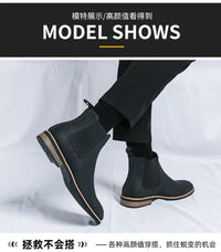 Santiag mi-haute camel Simili Cuir Homme - Élégance discrète avec bout pointu 3