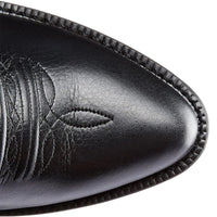 Santiag mi-haute noir Simili Cuir Homme - Broderie western et bout pointu distinctif 4