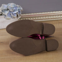 Santiag mi-haute rose Synthétique Femme - Éclat rose, broderies western élégantes 4