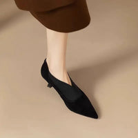 Santiag basse noir Synthétique Femme - Silhouette pointue et élégante 3