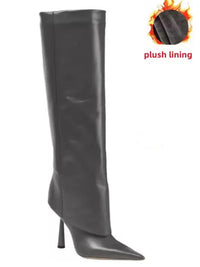 Santiag haute violet Synthétique Femme - Talon unique et couleur audacieuse 4