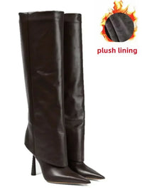 Santiag haute noir Synthétique Femme - Tige élégante et texture crocodile chic 1