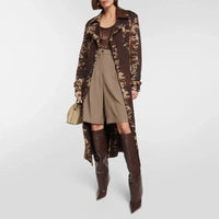 Santiag haute blanc Synthétique Femme - Botte pointue élégante style peau crocodile 2