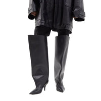 Santiag haute vert Synthétique Femme - Talon aiguille et couleur verte vive 1