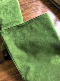 Santiag haute vert Daim Femme - Bottes élégantes à bout pointu unique 4