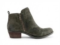 Santiag basse vert Synthétique Femme - Bottes de moto vertes à talon carré 2