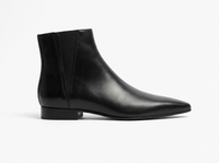 Bottine chelsea noir Cuir Femme - Design épuré en cuir noir lisse 4