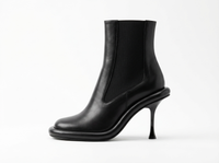 Bottine chelsea noir Synthétique Femme - Sosie moderne de santiags Far West 2