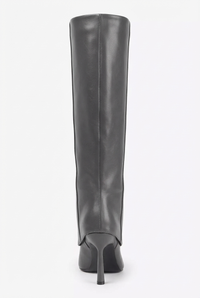 Botte haute gris Synthétique Femme - Santiag grise, bout pointu élégant 3