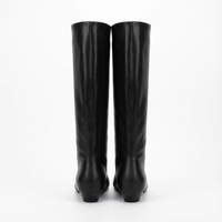 Botte haute noir Synthétique Femme - Silhouette épurée et minimaliste noir classique 4