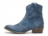 Santiag basse bleu Simili Cuir Femme - Modernes avec pointu chic et élégance 2