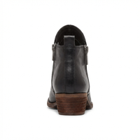 Santiag mi-haute noir Simili Cuir Femme - Design épuré avec fermeture éclair latérale 3