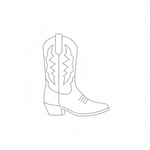 Santiag Femme Blanche