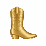 Santiag Femme Dorée